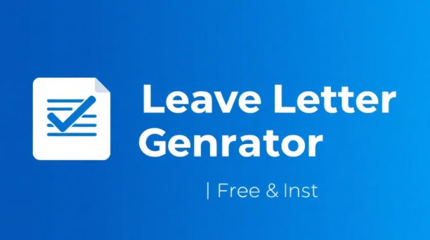 student leave letter generators free Ai online